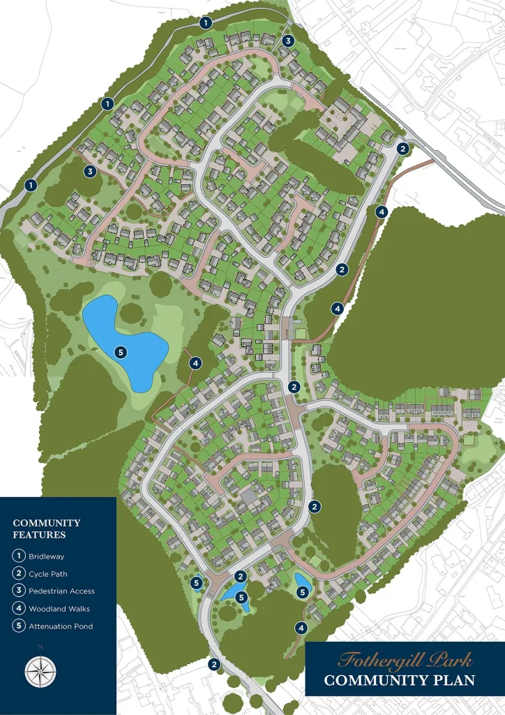 Fothergill Park - Community plan map large